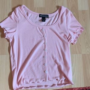 Streetwear society cropped tee-shirt